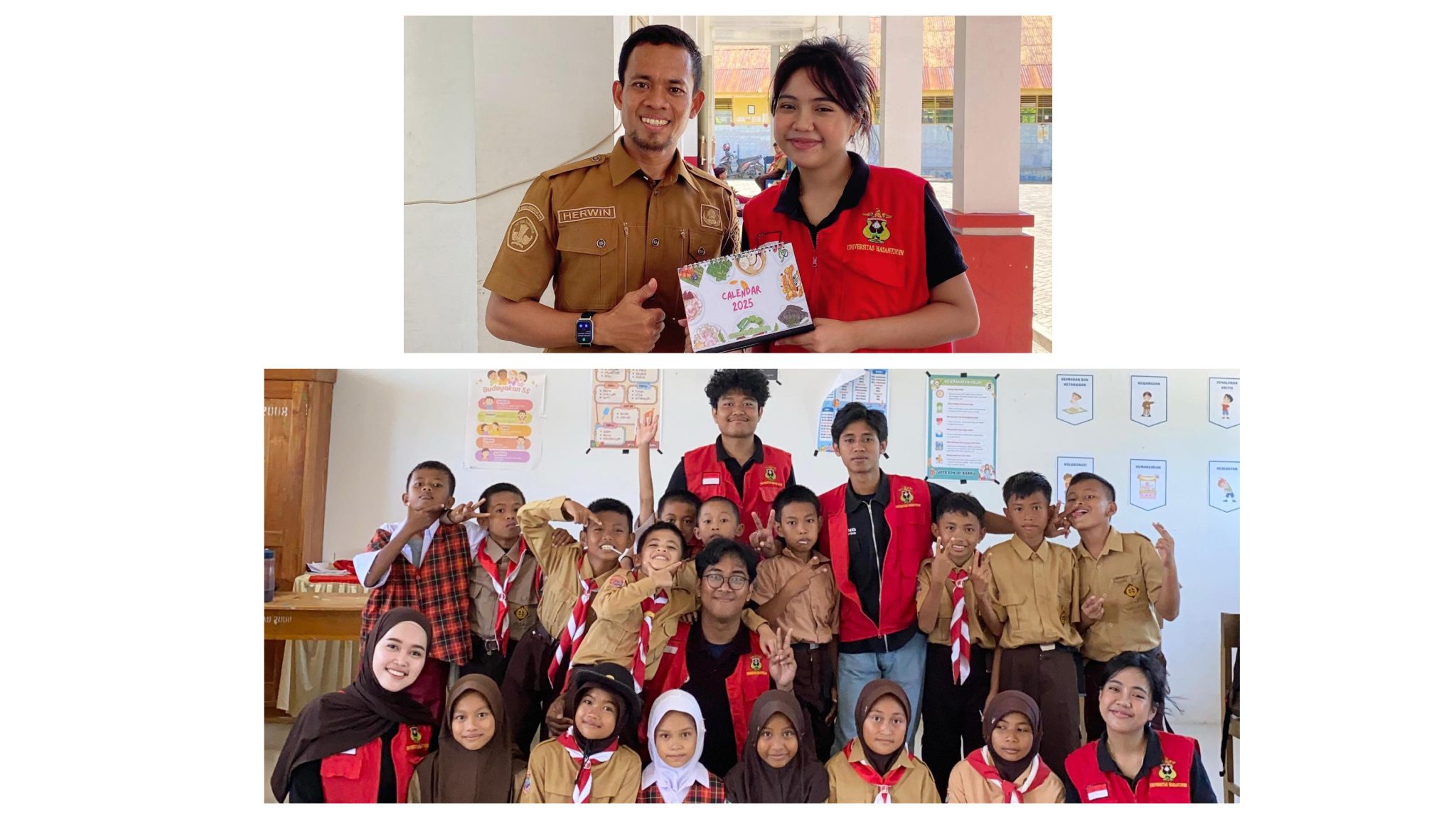 Mahasiswa KKN-T Unhas Gelombang 114 Rampungkan Workshop Kalender Kosakata Bilingual di SD Negeri 181 Desa Lampoko